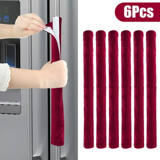 Renewold Fall Maple Leaf Refrigerator Door Handle Cover 4pcs Reusable  Fridge Door Handle Cover Butterfly Music Kitchen Appliance Protective  Gloves for