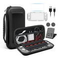 thumbnail image 1 of EEEkit 9-in-1 Accessories Bundle Fit for Nintendo Switch Lite – Shockproof Hard Shell Travel Carrying Case, Clear Protective Cover, Screen Protector, Stand, Thumb Grips, Type C Cable, 1 of 7