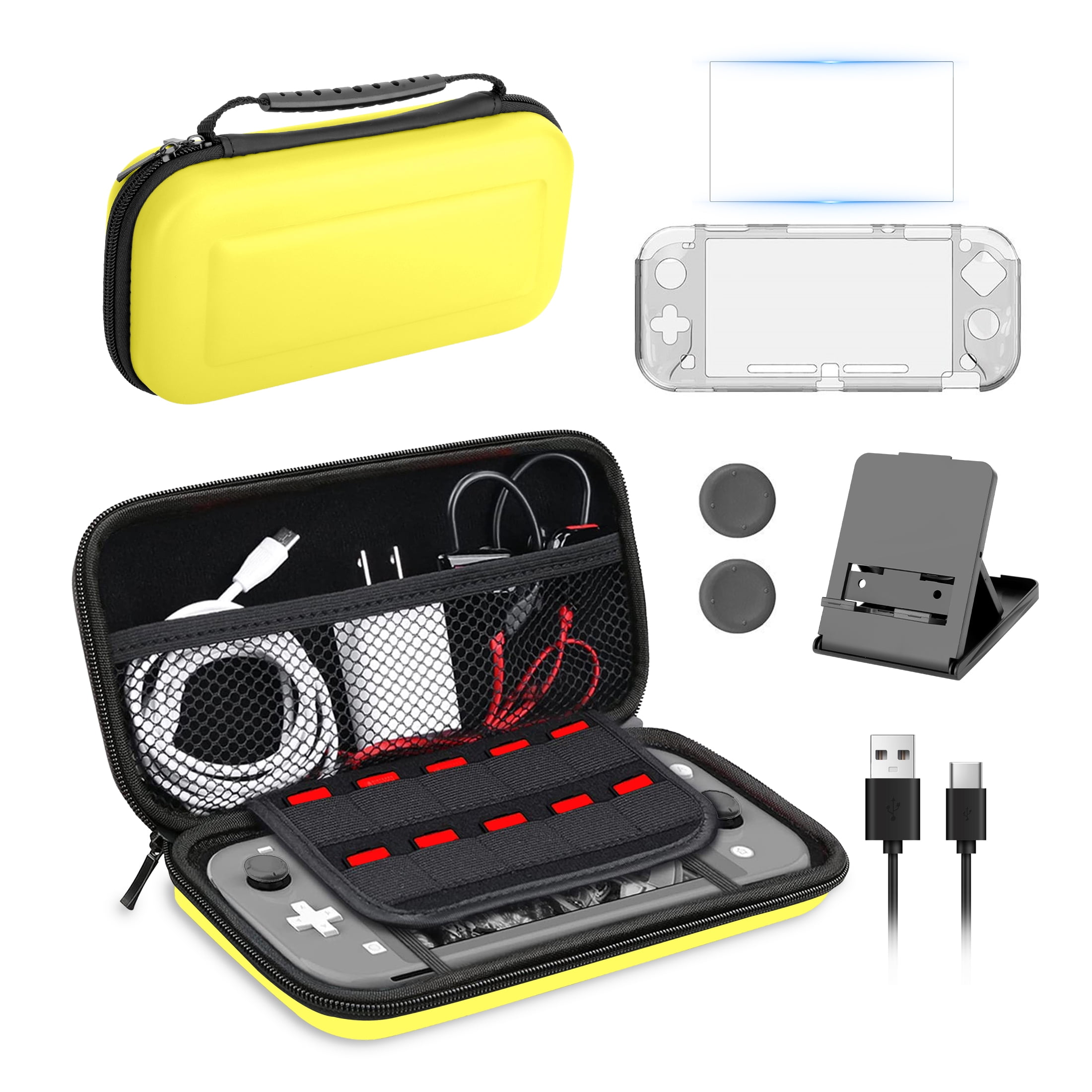 EEEkit 9-in-1 Nintendo Switch Lite Accessories: Carrying Case