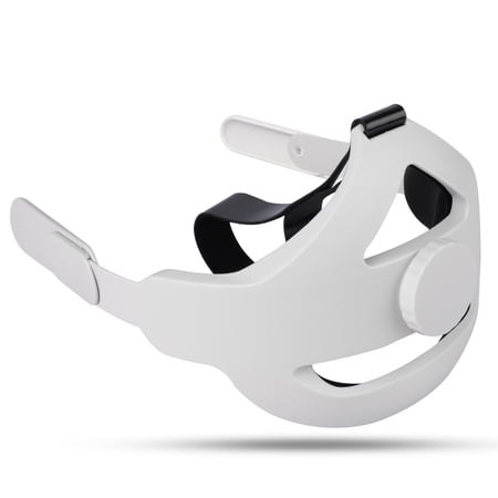EEEkit Adjustable Head Strap Fit for Oculus Quest 2 VR Headset, Elite Strap with Cushion, Comfort Foam Pad, Design Balance Weight, Support Comfortable and Reduce Head Pressure in VR