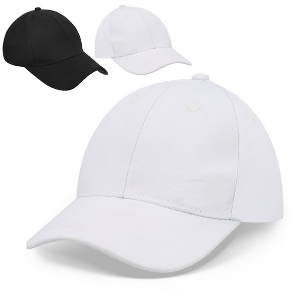 EEEkit Baseball Cap with Adjustable Buckle, Classic Cotton Golf Dad Trucker Hat for Men and Women, Solid Color