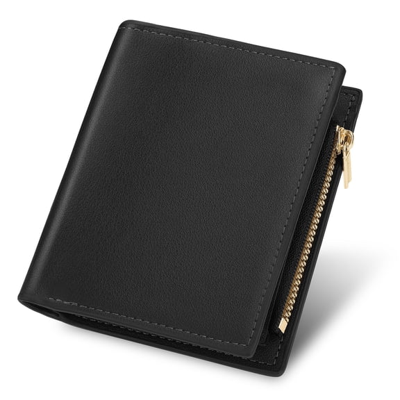 EEEkit Bifold PU Leather Wallet for Men Women, Small Credit Card Holder with Multiple Slots, Great Gift for Men Women