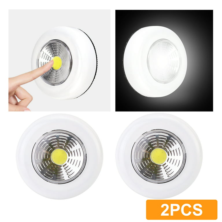EEEkit COB LED Tap Lights, Wireless Portable Under Cabinet Lighting Battery  Operated - 2 Pack