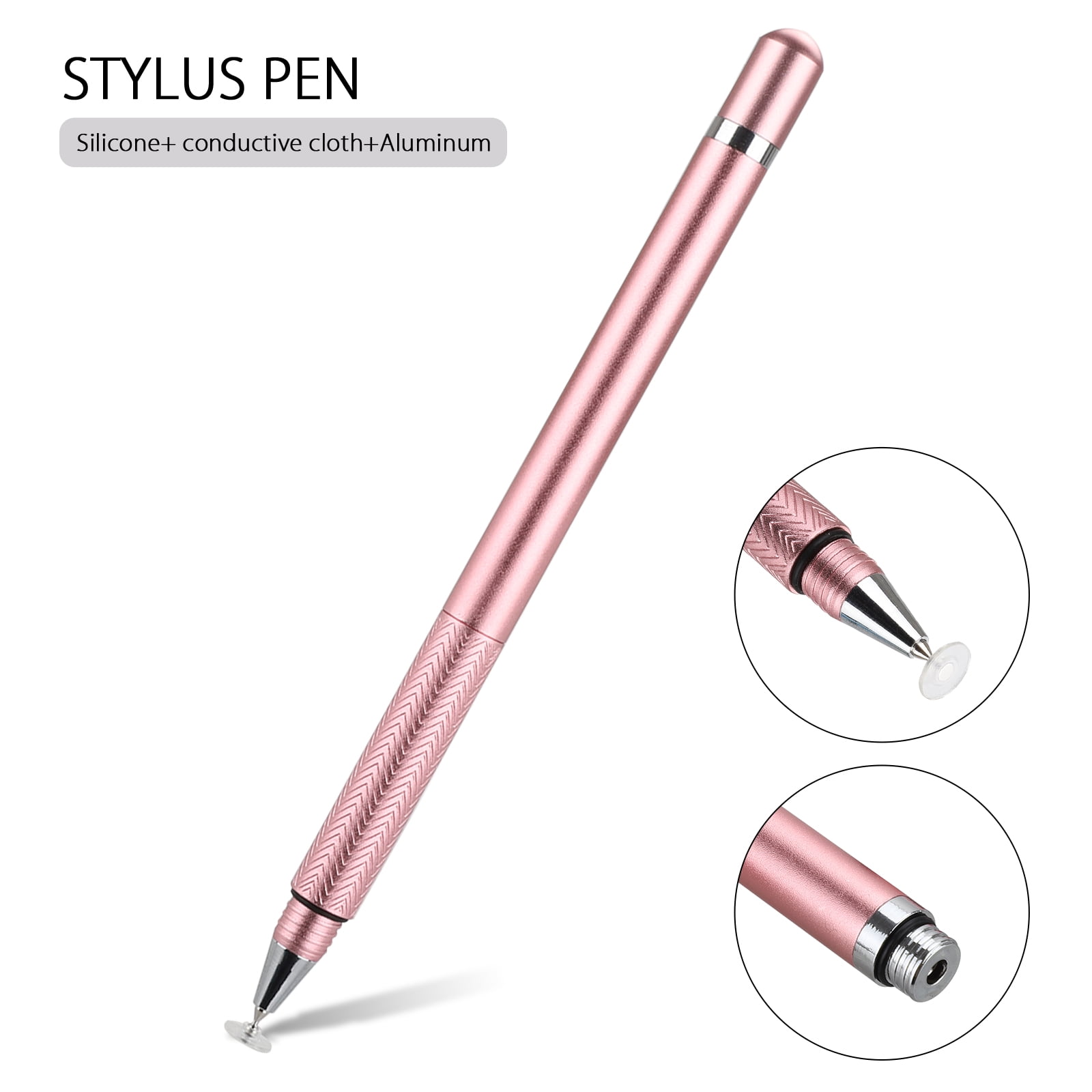 2 In 1 Stylus Pen For Phone Tablet Touch Pen for Drawing Capacitive Smart  Pencil Universal Android Mobile Screen Thick Thin Pens