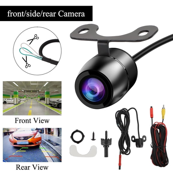 EEEkit Car Backup Camera, IP67 Waterproof Rear View Reverse Camera with 170 Wide Angle, Night Vision