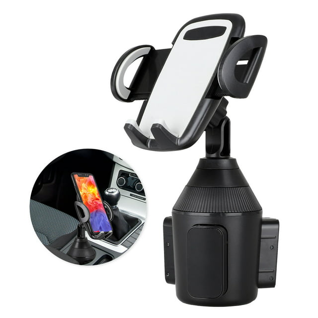 EEEkit Car Cup Holder Phone Mount, Adjustable Stand Base, Cellphone Cradle Fit for iPhone 14 13 12 11 Pro Max Mini, Galaxy S22 S21 S20