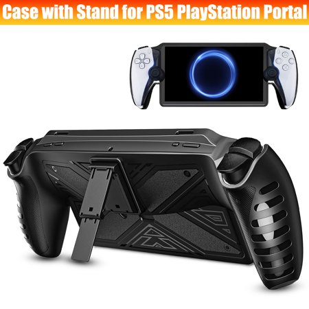 EEEkit TPU Protective Case Cover Fit for PlayStation Portal with Stand, Detachable Skin for PS Portal, Anti-Scratch, Anti-Drop, Dustproof, Comfortable