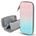 thumbnail image 1 of EEEkit Carrying Case Fit for Nintendo Switch/OLED, Portable Hard Shell Pouch, Travel Protective Bag with 10 Games Storage Slots, Stand, 1 of 6