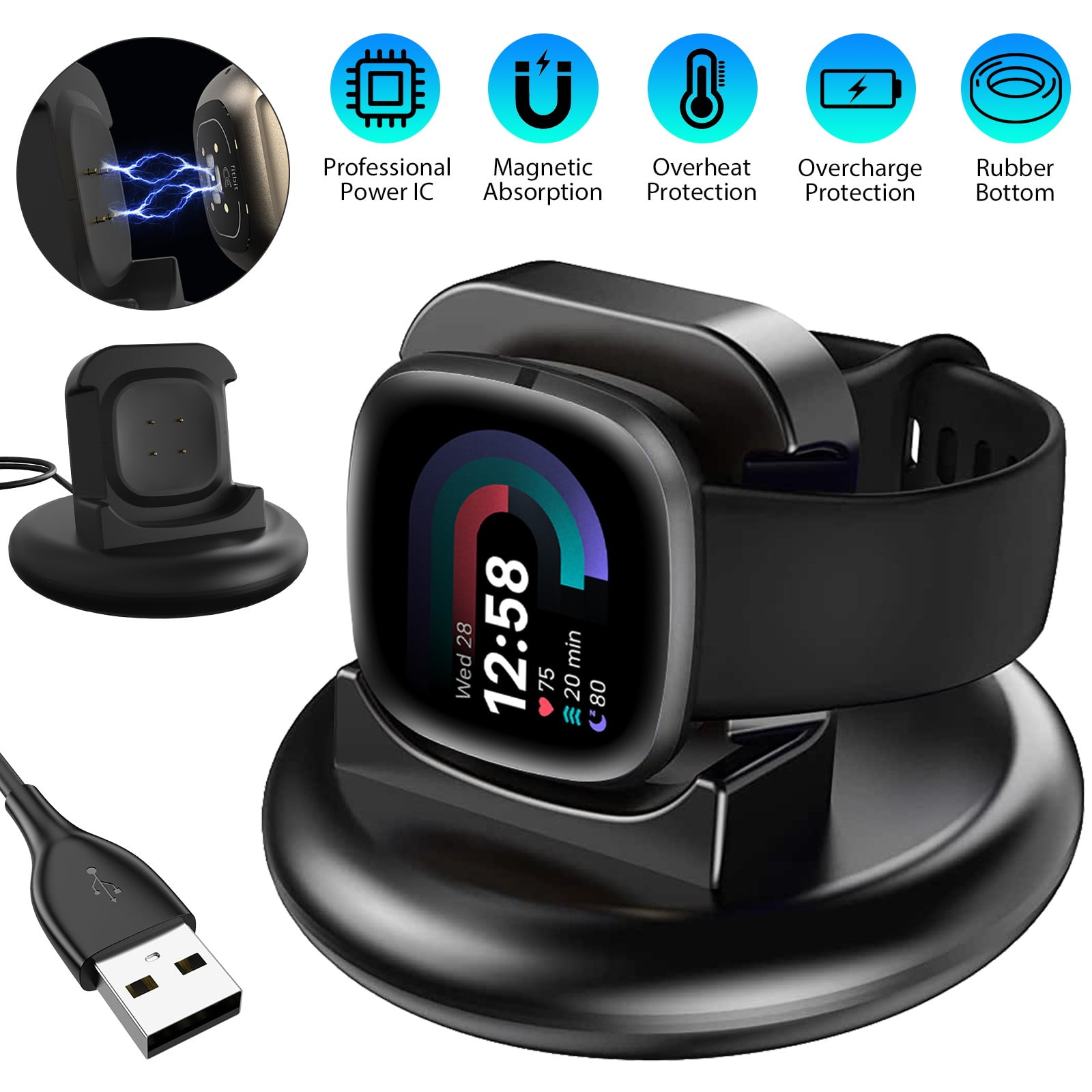 Fitbit versa charger walmart new arrivals