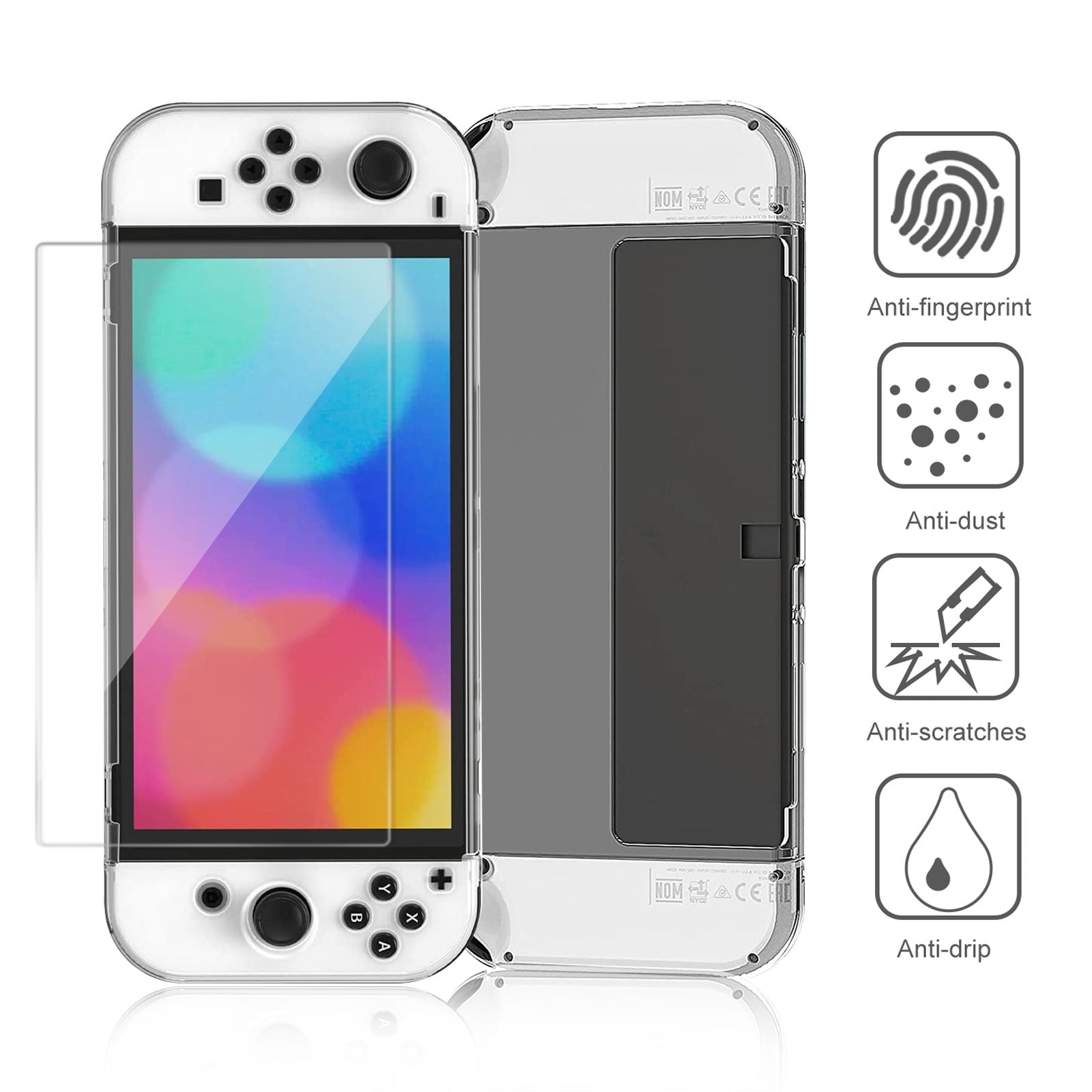 3pcs Screen Protection Film Compatible With Nintendo Switch OLED