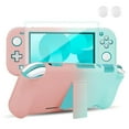 thumbnail image 1 of EEEkit Cover Case Fit for Nintendo Switch Lite, PC Protective Case and HD Screen Protector, Thumb Grips Caps, Shockproof Anti-Scratch Non-Slip Accessories for Switch Lite, 1 of 8