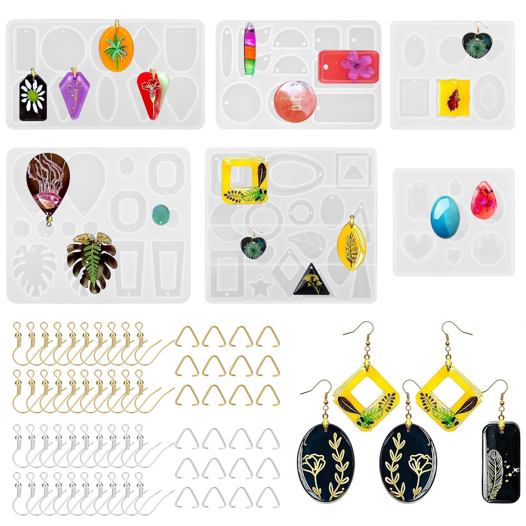 Generic Epoxy Resin Keychain Kit Jewelry Making Earrings Craft Mould @ Best  Price Online