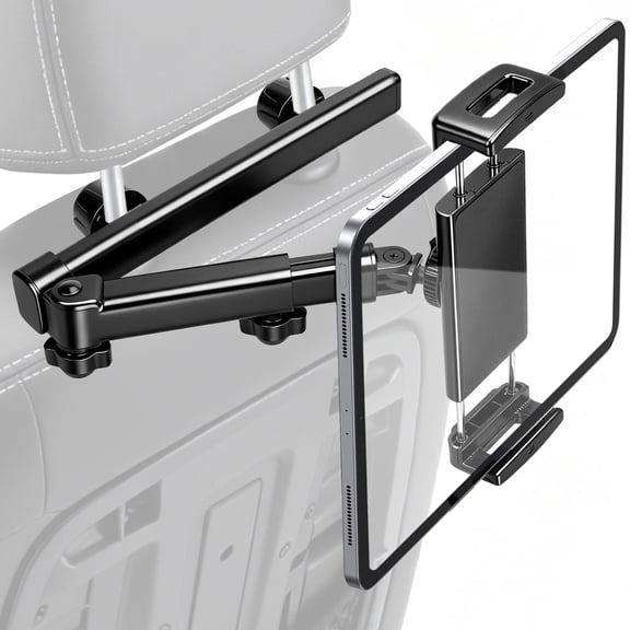 EEEkit Extendable Car Headrest Tablet Holder, Backseat Tablet Mount Compatible with 4.7-13" iPad, Samsung Galaxy Tab, Phones