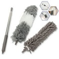 thumbnail image 1 of EEEkit Extra Long Microfiber Duster with Extension Pole (30 to 100 inches) Scratch-Resistant Cover, Bendable, Washable, Lint Free Feather Dusters for Cleaning Roof, Ceiling Fan, Blinds, Cobwebs, 1 of 10