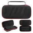 thumbnail image 1 of EEEkit Carrying Case Fit for Nintendo Switch 2, Hard EVA Protective Travel Bag with 24 Game Card Slots, Screen Protector & Accessories Storage, Red Zipper, 1 of 8