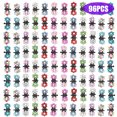 thumbnail image 1 of EEEkit Hair Claw Clips, 96pcs Mini Hair Clips No-Slip Grip Jaw Clips Glitter Teeth Clip, Hair Bangs Pin Crystal Rhinestone Metal Clamps Mix Colored Flower Hair Accessories for Women Girls, 1 of 9