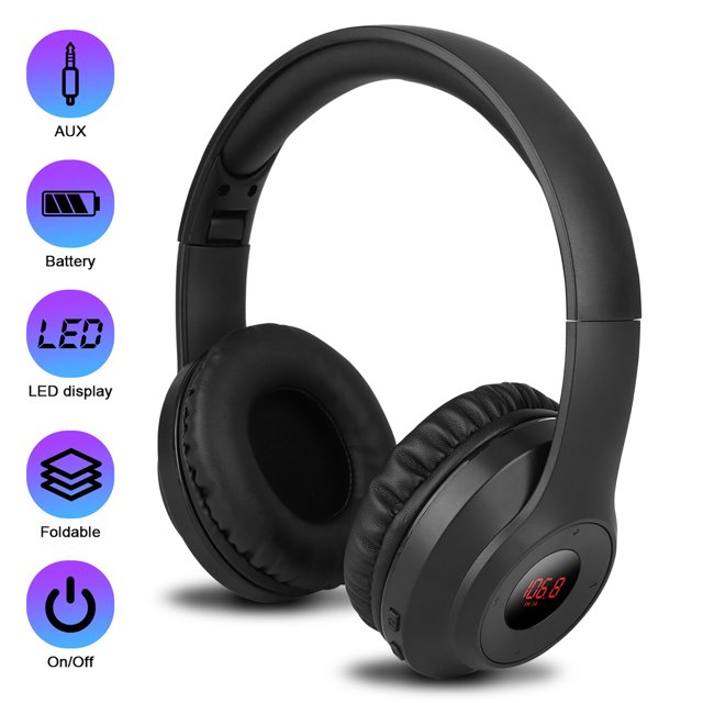 EEEkit Headphone Radio, Portable Personal Radio with Best Reception, Soft Ear Muffs, Wireless