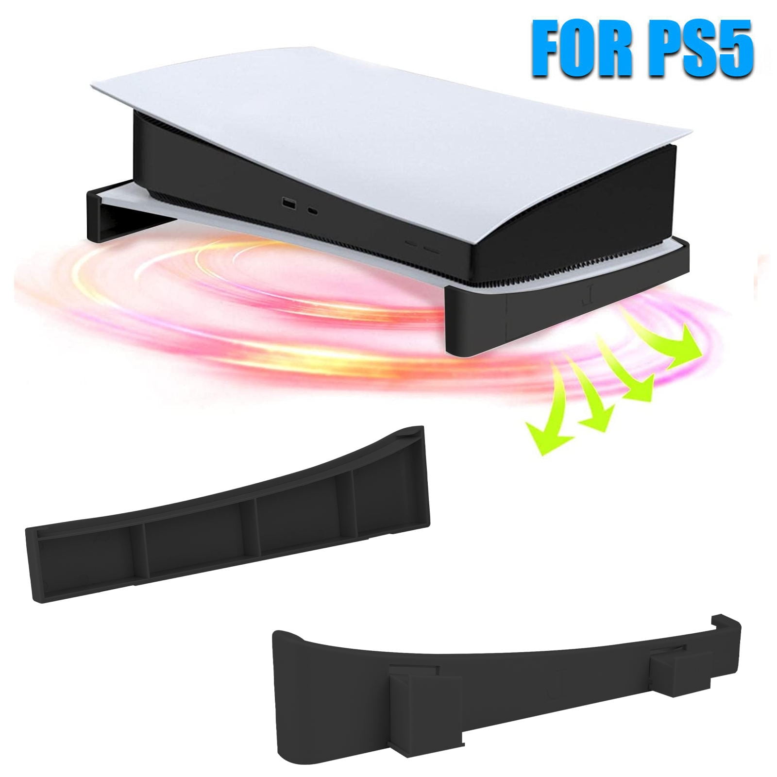 19 3U Black Rack Mount Shelf for Sony PlayStation PS5 Games Console