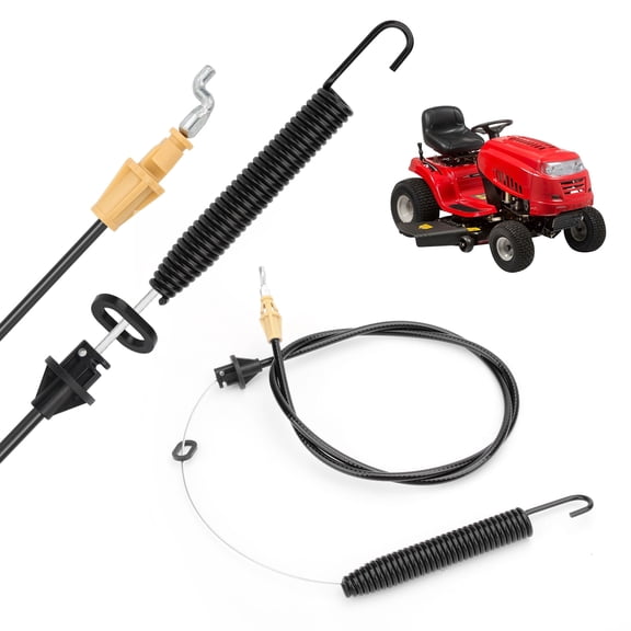 Lawn Mower Throttle Cable, EEEkit Engine Zone Control Cable Fits Troy-Bilt Pony Bronco Craftsman 42" Mower
