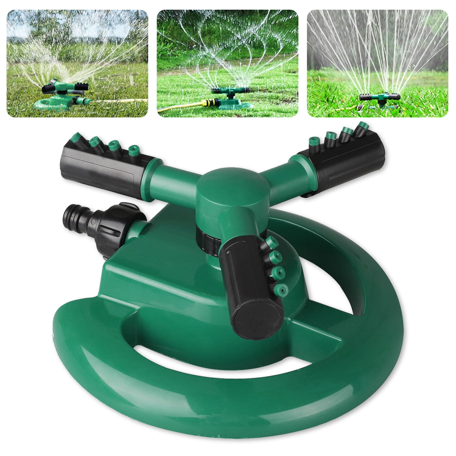 EEEkit Lawn Sprinkler, 360° Rotating Water Sprinkler, Irrigation System