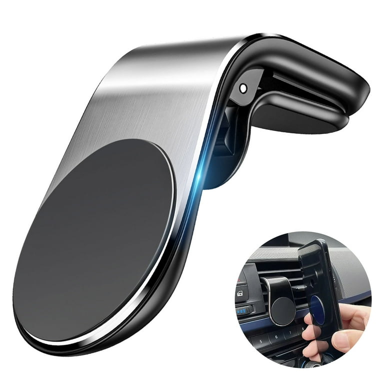 EEEkit Magnetic Car Phone Mount, Universal Air Vent Clip Phone Holder,  Hands Free Car Phone Mount Fit for iPhone 14 13 12 11 Pro Xs Max XR Plus