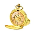 thumbnail image 1 of EEEkit Men's Skeleton Mechanical Pocket Watch, Retro Roman Numerals, 3 Colors, 1 of 7