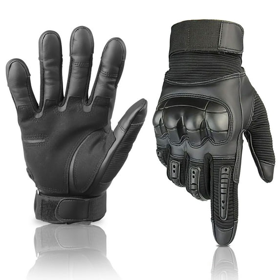 EEEkit Motorcycle Gloves, Touchscreen Breathable Motorbike Gloves for Men Women, Black XL