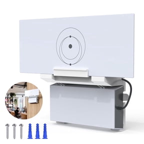 Starlink Gen 3 Router Wall Mount with Power Supply Holder, Space Saving Mounting Kit Compatible with Starlink Standard V3/Gen 3/4X Router