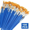 thumbnail image 1 of EEEkit Multi-Purpose Miniature Nylon Hair Art Brushes (100 Pieces), 1 of 8