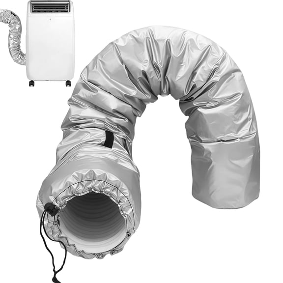 EEEkit Portable AC Hose Insulation Sleeve, Insulated Exhaust Hose Sleeve for Air Conditioner, Fits 5" and 5.9" Diameter Exhaust Hoses Tube