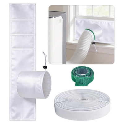 EEEkit Portable Air Conditioner Window Kit, Adjustable AC Window Vent Kit for Sliding Doors, Air Vent Sealing Kit for Portable AC