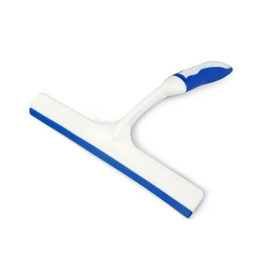 EEEkit Shower Squeegees, 10" Streak-Free Handheld Squeegee Cleaner, Rubber Wiper Blade Window Cleaning Tool for Glass, Mirror, Auto Car Windshield, Bathroom, Kitchen