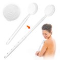 thumbnail image 1 of EEEkit Silicone Back Scrubber, 23.5" Long Adjustable Telescopic Bath Brush, Shower Brush for Body, 1 of 6