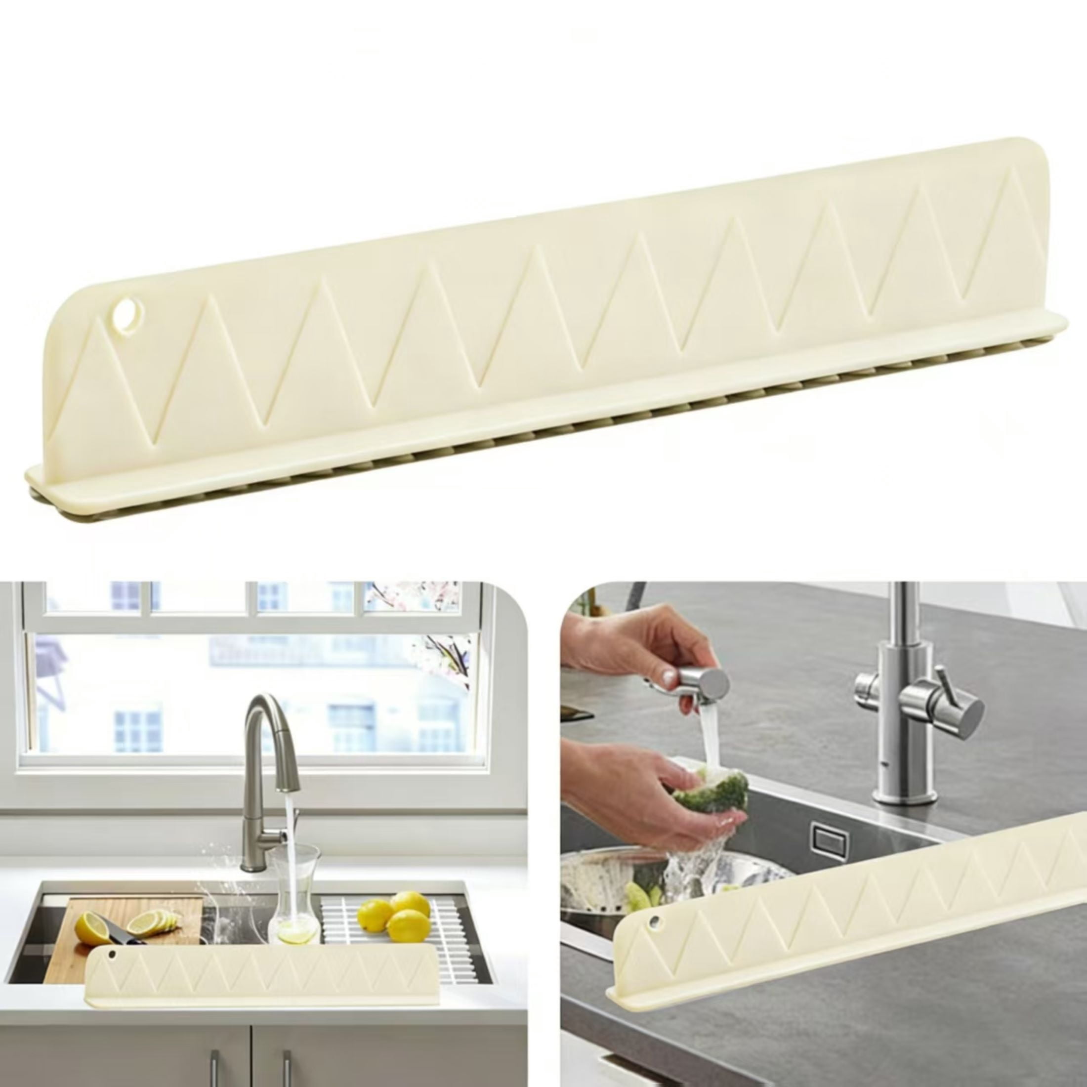 EEEkit Silicone Kitchen Sink Splash Guard, 19.7