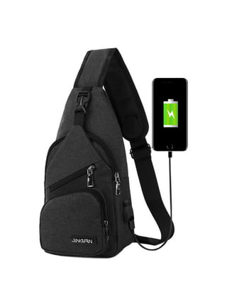 Kingsons Sling Bag Small Crossbody Backpack for Men Waterproof Chest  Shoulder Bags Casual Daypack for Travel Cycling