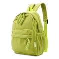 thumbnail image 1 of EEEkit Small Corduroy Backpack, Lightweight Travel Bag with Zipper, Casual Bookbag for School, 1 of 7