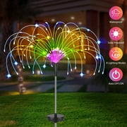 EEEkit Solar Firework Light with 120 LEDs and 8 Lighting Modes, Waterproof Outdoor Garden Light for Pathway