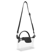 EEEkit Stadium Approved Clear Bag, Small Crossbody Bagwith Adjustable Strap for Concerts