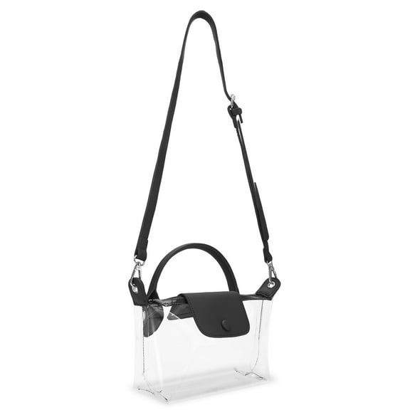 EEEkit Stadium Approved Clear Bag, Small Crossbody Bagwith Adjustable Strap for Concerts