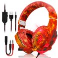 thumbnail image 1 of EEEkit Stereo Gaming Headset Fit for PS4/PS5/PC/Xbox One/Nintendo, Noise Cancelling Wired Over-Ear Headphones with Mic, Bass Surround, 1 of 8
