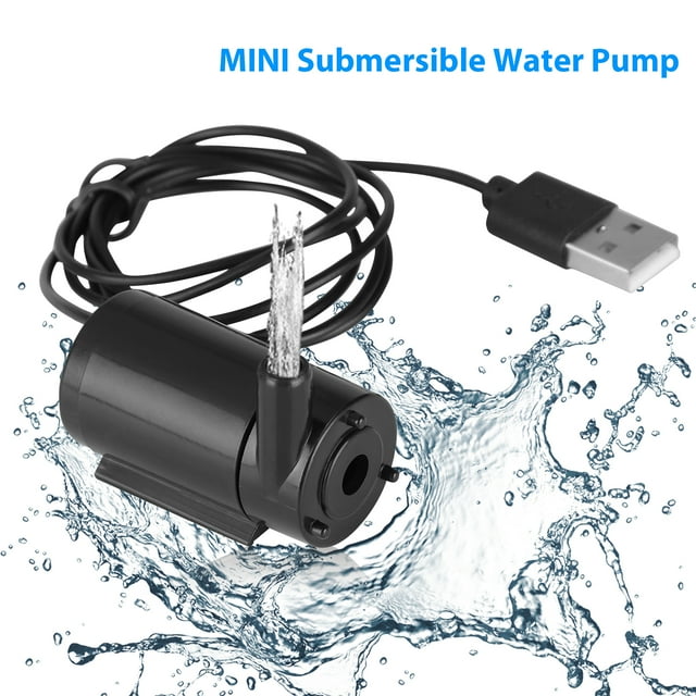 EEEkit Submersible Water Pump Low Quiet Mini Small Fountain Pump for
