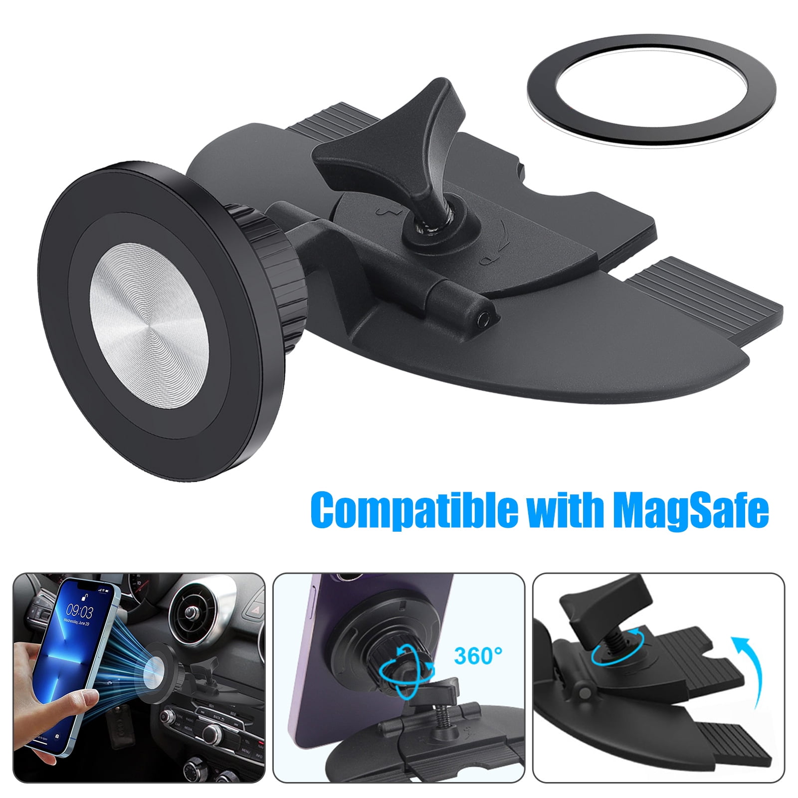 Cd Slot Car Phone Holder Iphone 12 Pro Max Magic Mount CD Scosche