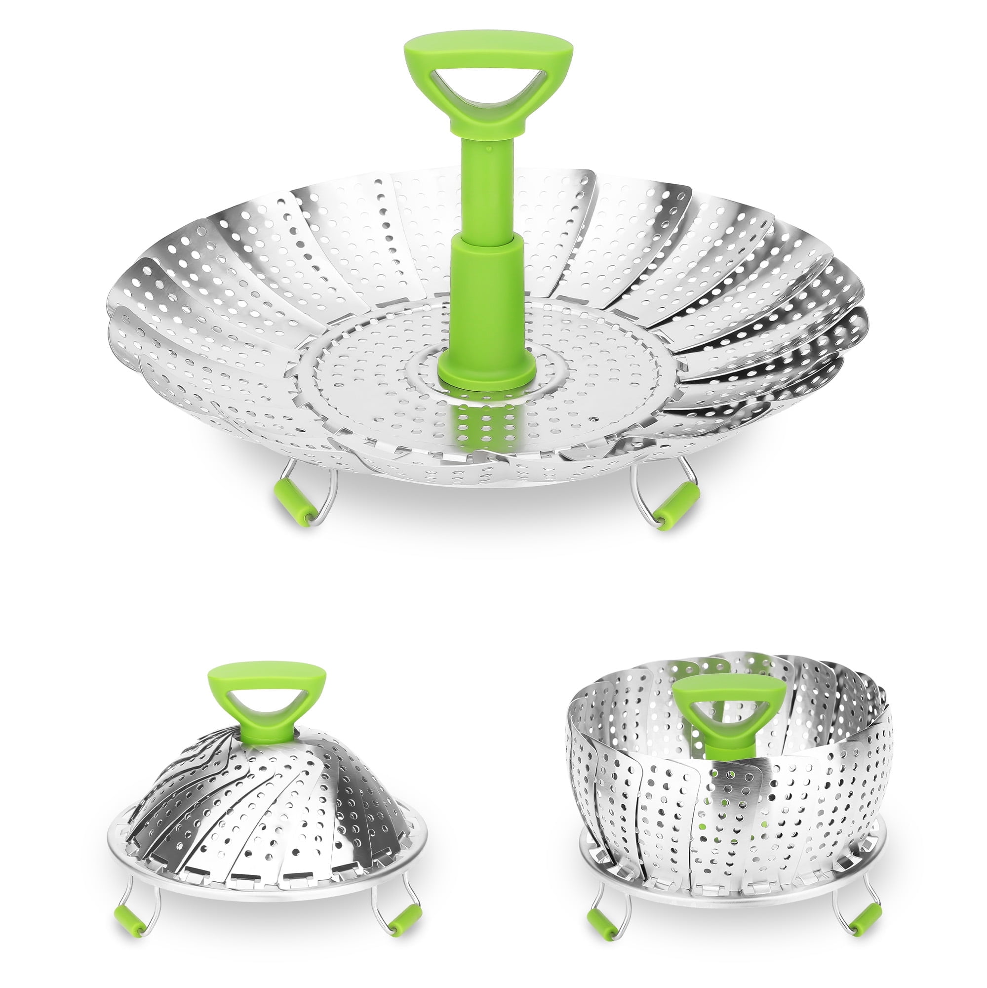 EEEkit Vegetable Steamer Basket, Stainless Steel Steamer Basket for