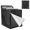 thumbnail image 1 of EEEkit Waterproof Washing Machine Cover, Top and Front Load Washer Dryer Cover with Storage Bag, 29x28x43", Black, 1 of 6