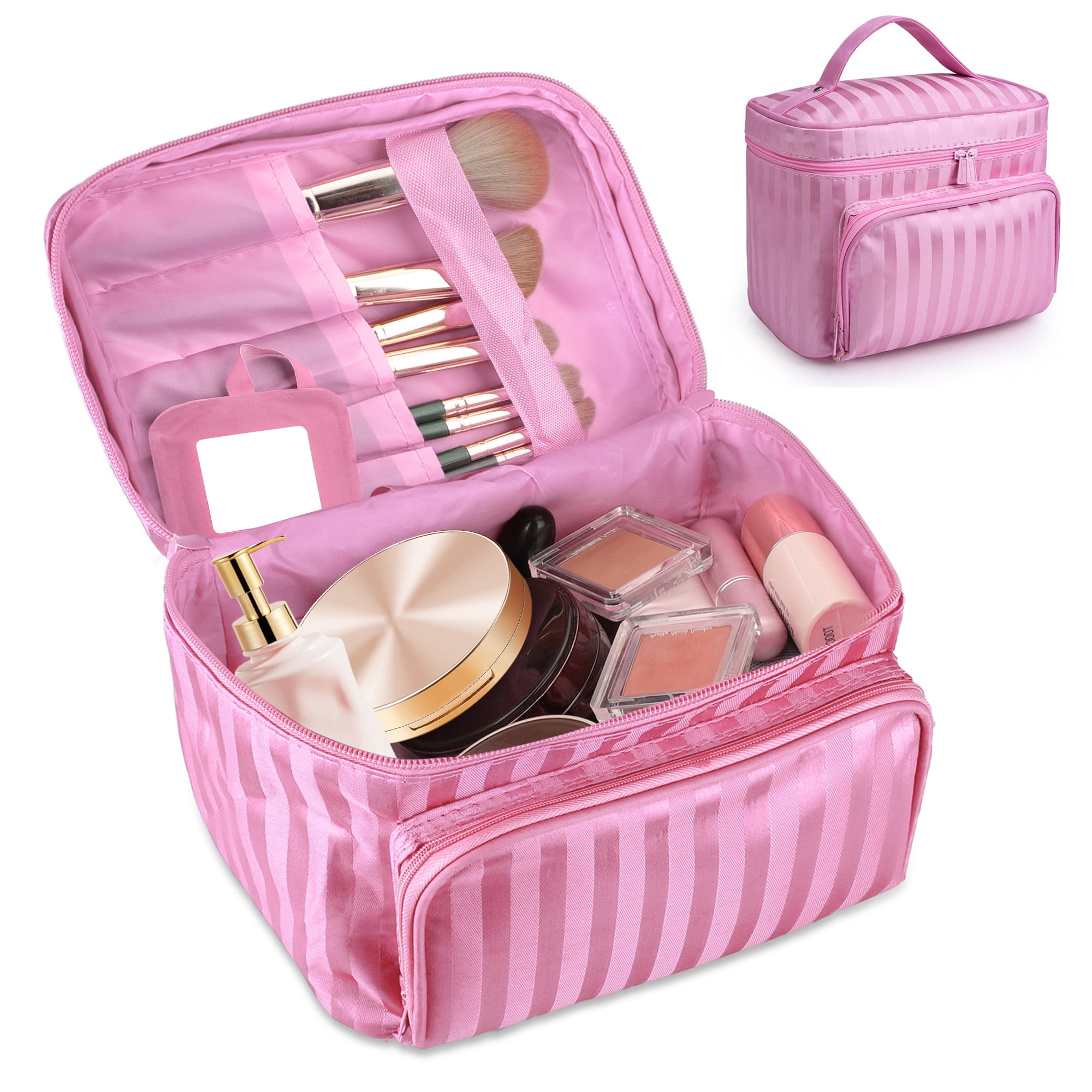 EEEkit Waterproof Toiletry Bag, Makeup Storage Organizer w/ Handle for  Women, 8.7x6.3x6.7