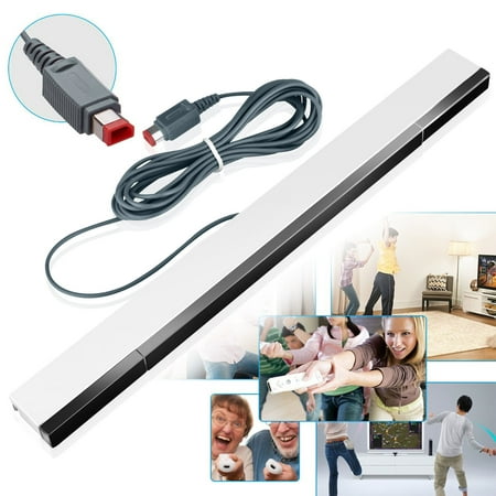 EEEkit Wired Infrared Sensor Bar for Nintendo Wii, Wii U Console with Stand, Wired IR Ray Motion Receiver Sensor Bar