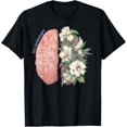 thumbnail image 1 of EEG Technologist Brain Floral Anatomy Anatomical EEG Tech T-Shirt, 1 of 4