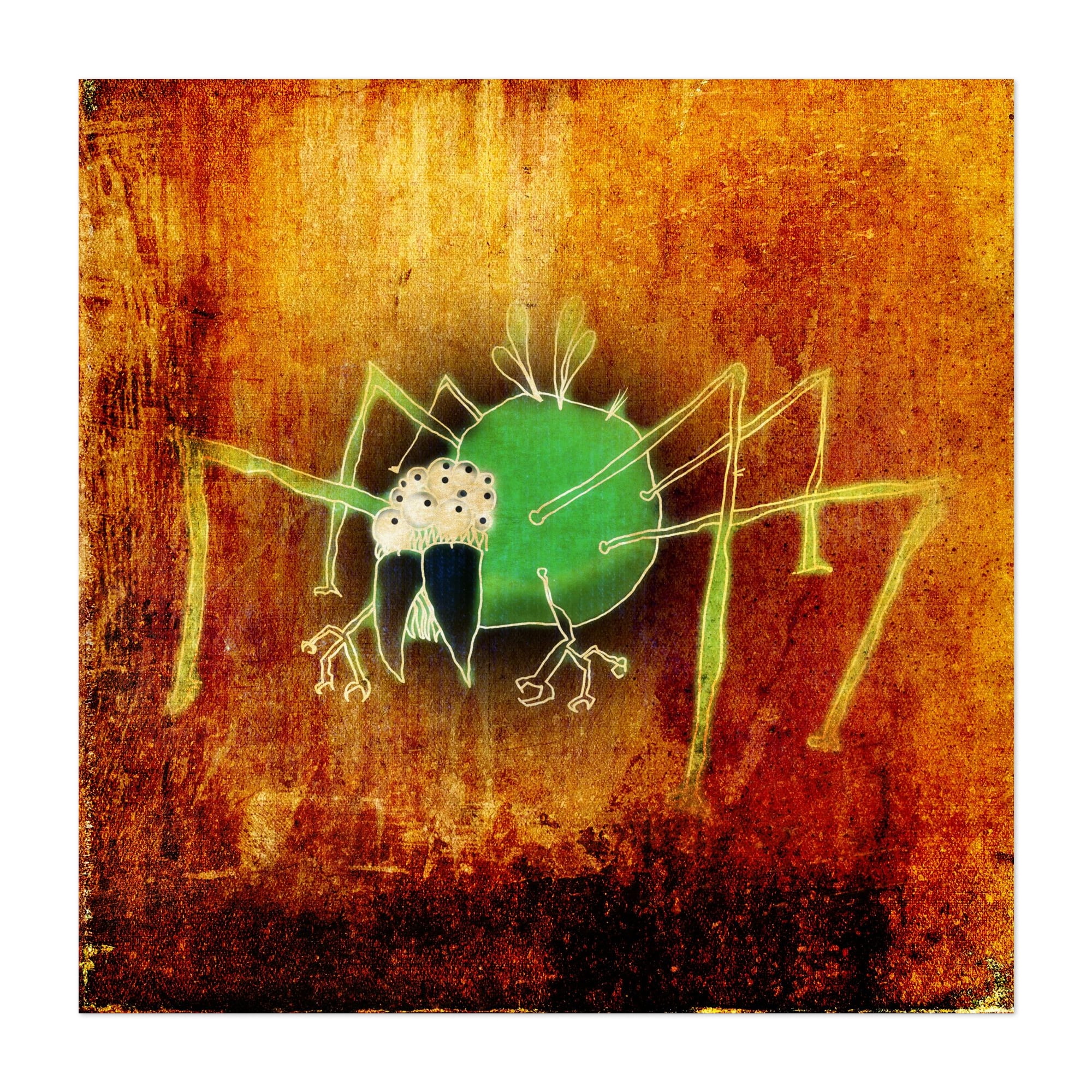 EEKBUG SPIDER - Drawing Insect Surrealism Modern Art Fantasy ...