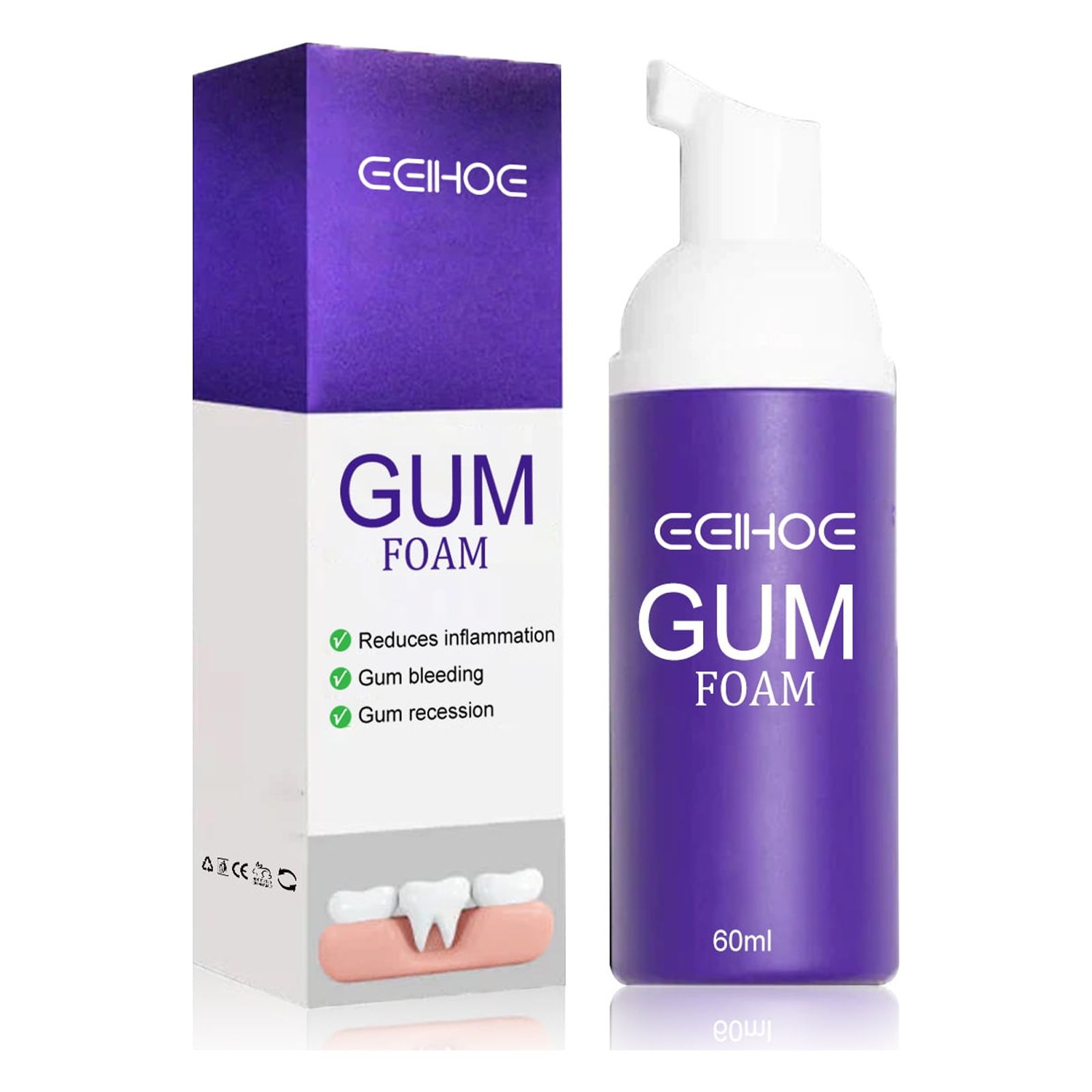 EELHOE Gum Treatment Foam Toothpaste 60ml