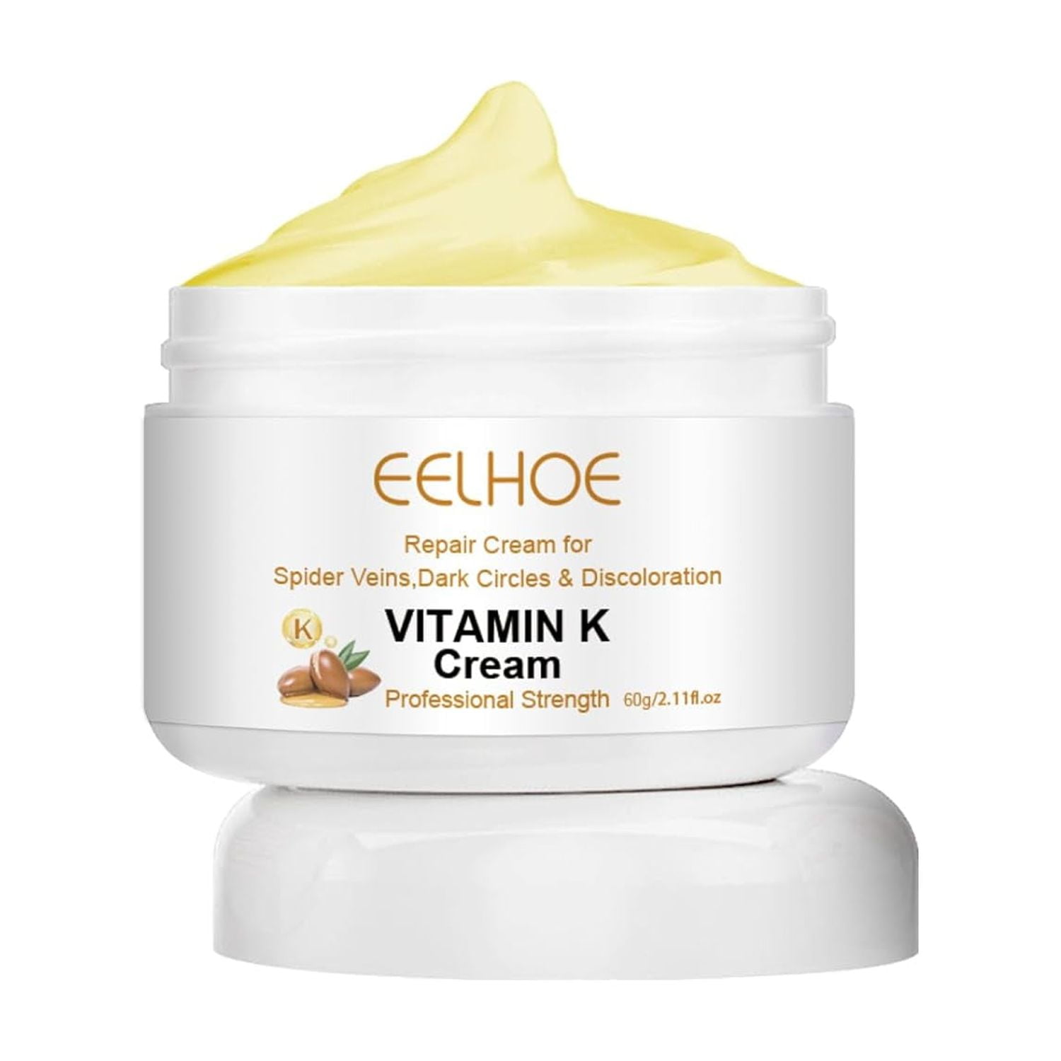 EELHOE Vitamin K Cream Leg Bruises Bumps Swelling Earthworm Legs